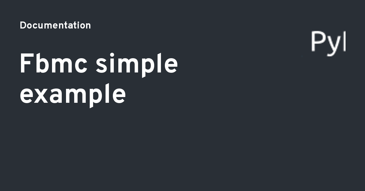 Flow-Based Market Coupling - Documentation