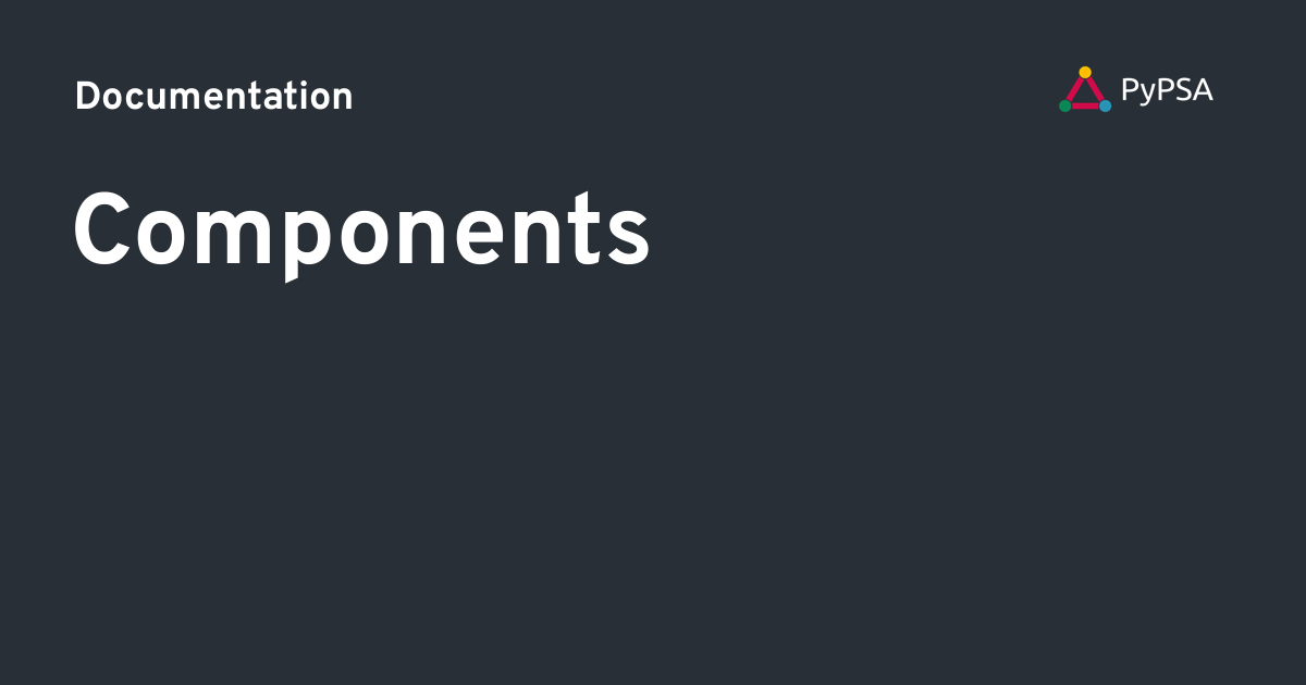 Components - Documentation