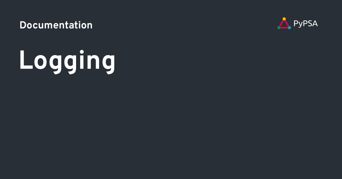 Logging - Documentation